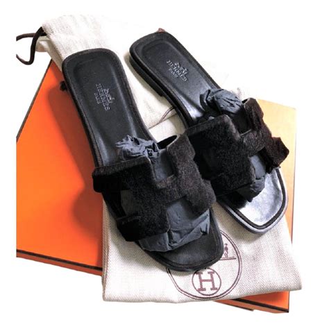 hermes oran mink|Hermès Oran Sandals for Women .